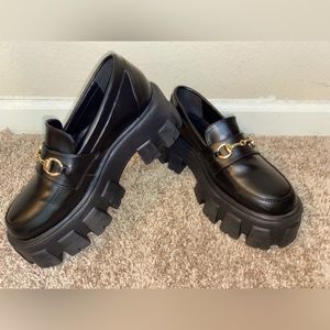 Penny lane loafers , size us 5 ,color black